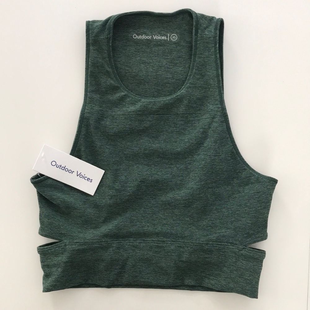 NWT OV Back Cutout Sports Bra | Size XS